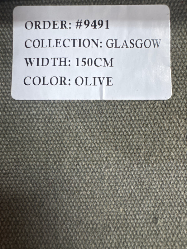 GLASGOW OLIVE 150CM 410GSM