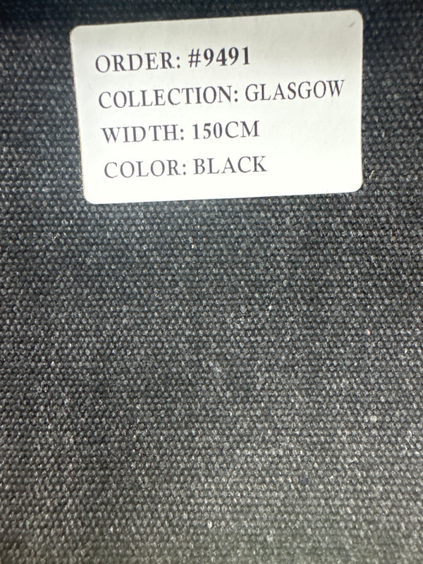 GLASGOW BLACK 150CM 410GSM