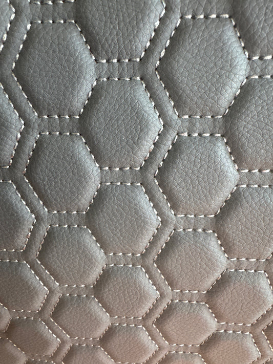 STITCHED VINYL GREY