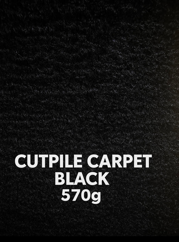 CUTPILE CARPET BLACK 570G