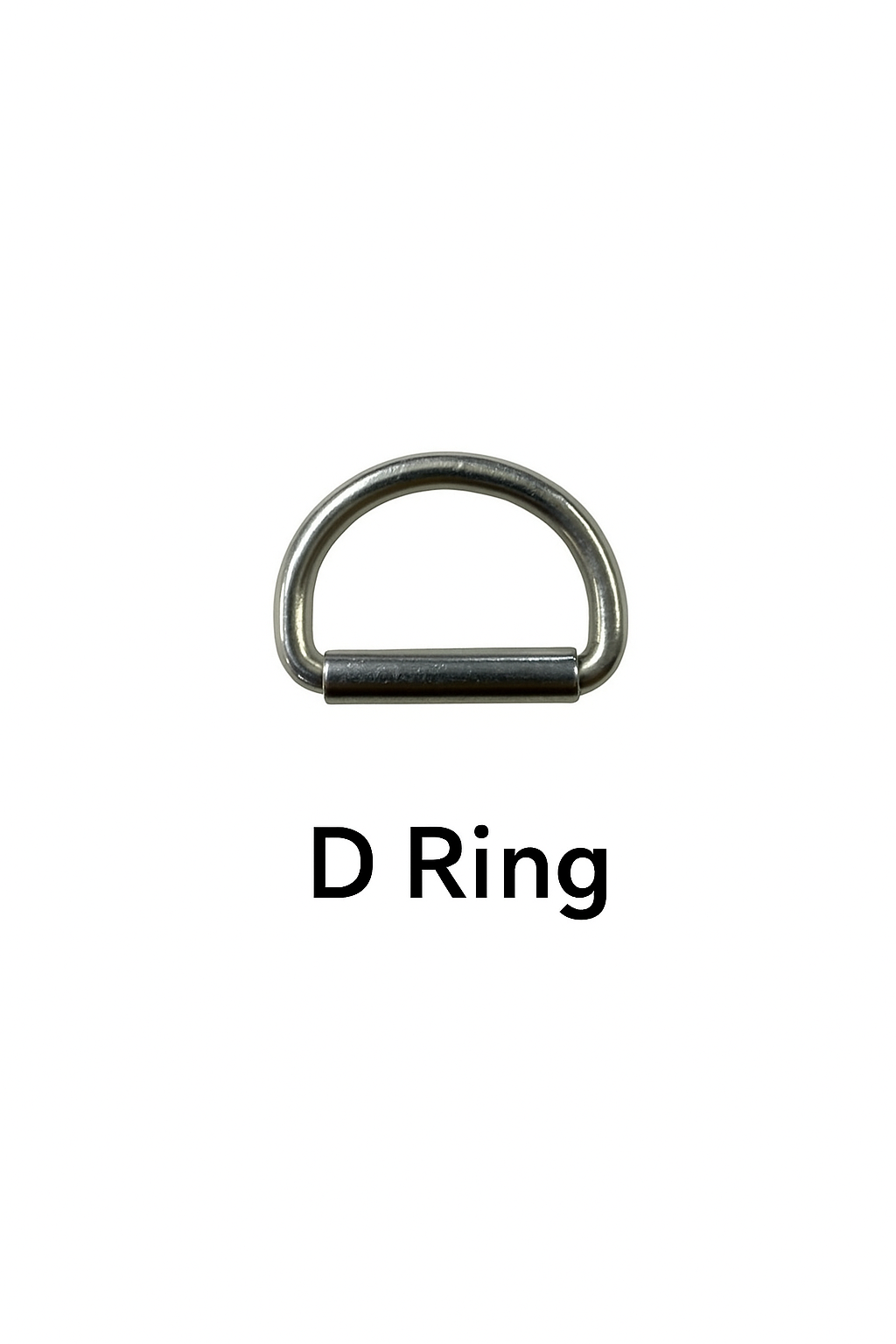 D RING 38MM X 5MM GALVANISED
