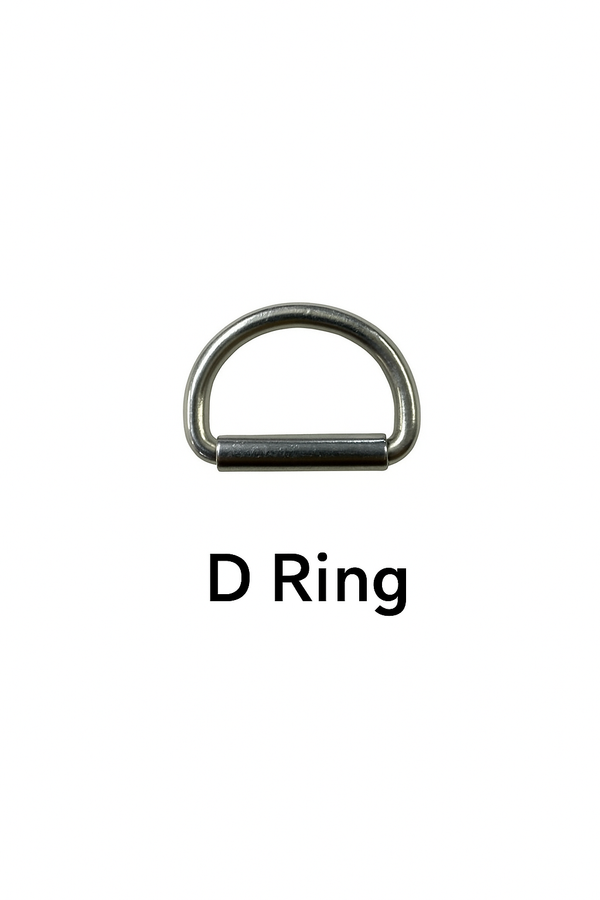 D RING 50MM X 5MM GALVANISED