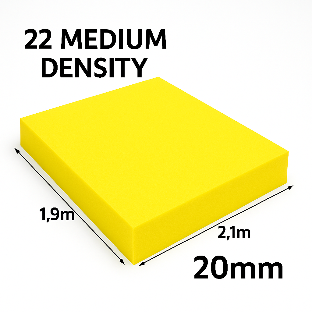 ECO FOAM 1 INCH (20mm) 22 M/D – Auto Leather and Foam